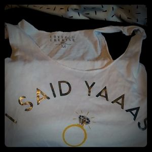 Love & Cherish Tank "Wedding"